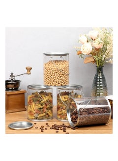 Y&D 12 Pcs Clear Plastic Paint Cans, Mini Empty Bucket with Lids Small Containers for Art Crafts Candy DIY Projects Party Favor Decor, 3 Inches (Silver)  - Image 3