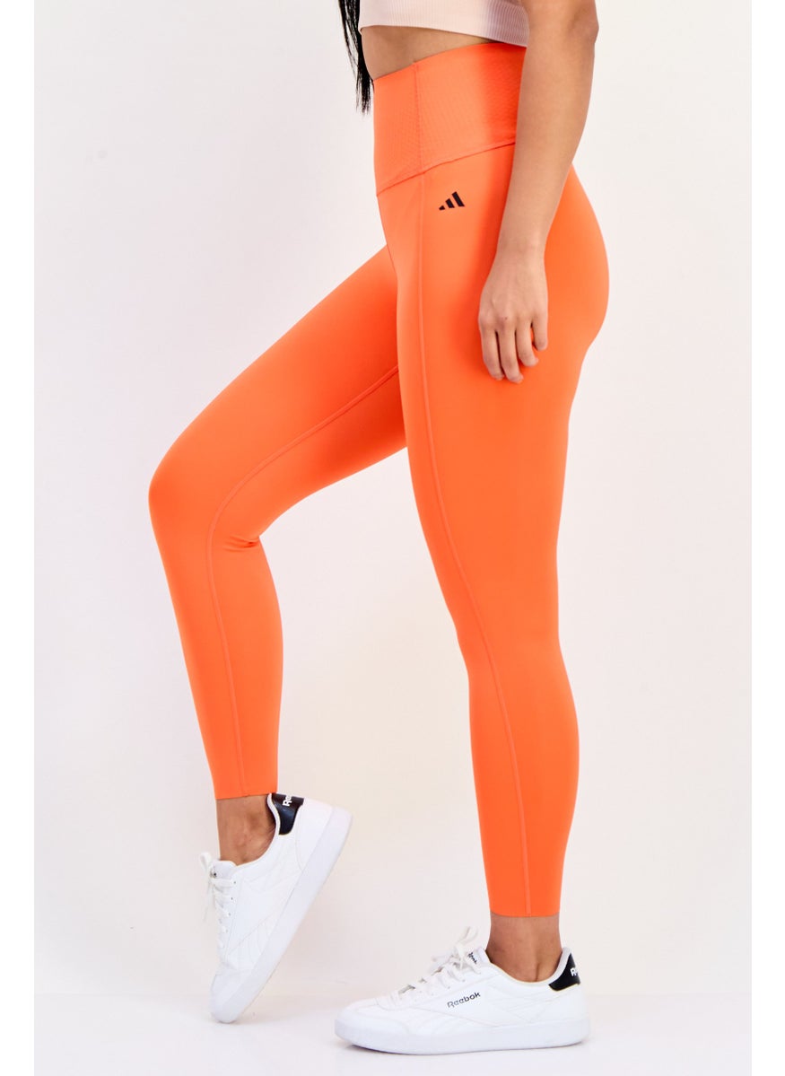Adidas Women Tight Fit Training Leggings, Red  - Image 2