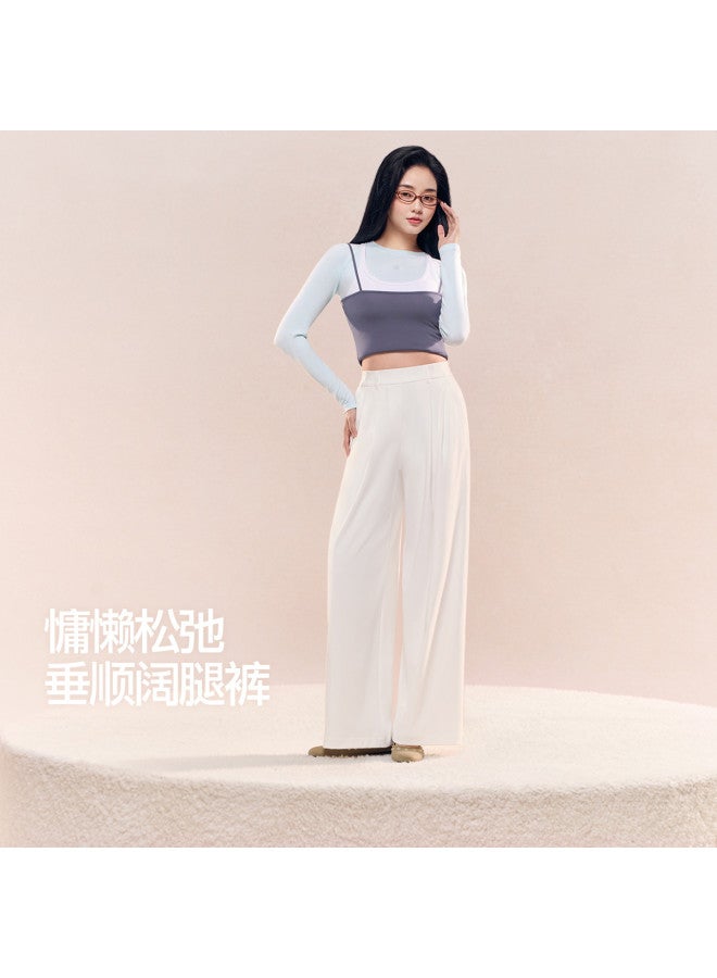 SIINSIIN Wide-Leg Pants Women Autumn 2025 New Casual Trousers Slimming Versatile Sport Pants Height-Elevating Straight Leg Pants - Image 2