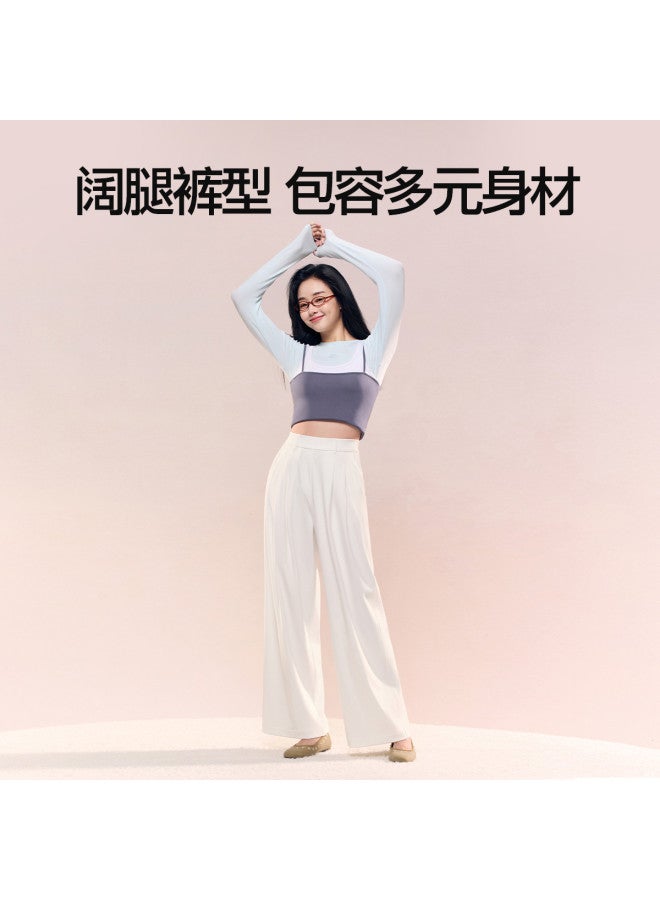 SIINSIIN Wide-Leg Pants Women Autumn 2025 New Casual Trousers Slimming Versatile Sport Pants Height-Elevating Straight Leg Pants - Image 3