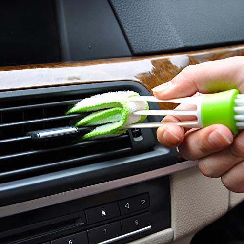 Auto Hub Multipurpose Microfibre Double Sided Car AC Vent Cleaning Brush, Blinds, Keyboard - Pack of Two - Image 5