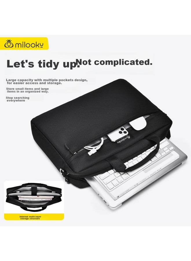 Diyi Workshop Daiyi Gongfang Large Capacity Laptop Bag, 13/14 Inch, Handheld And Shoulder Strap, Suitable For Apple, Huawei, Xiaomi, Lenovo Xiaoxin, Air/pro, Dell, Hp, Asus, Gaming Laptop Bag For Men - Image 4