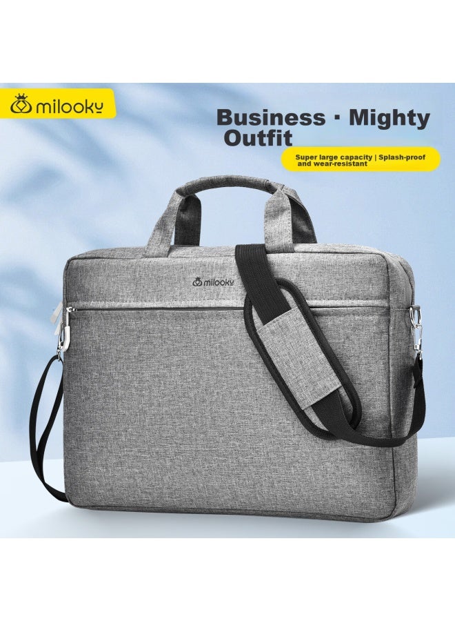 Diyi Workshop Daiyi Gongfang Large Capacity Laptop Bag, 13/14 Inch, Handheld And Shoulder Strap, Suitable For Apple, Huawei, Xiaomi, Lenovo Xiaoxin, Air/pro, Dell, Hp, Asus, Gaming Laptop Bag For Men - Image 1