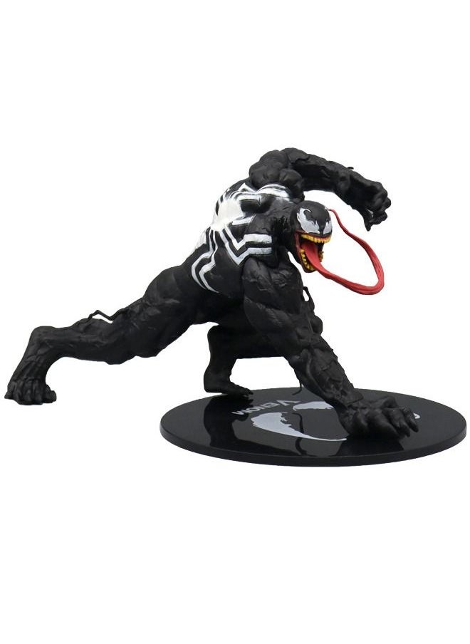 Venom شخصية فينوم من سلسلة مارفل ليجندز، لعبة تمثال نموذج قابل للجمع مع قاعدة 21*13.5*13 سم  - Image 1