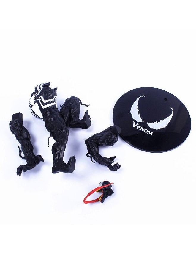 Venom شخصية فينوم من سلسلة مارفل ليجندز، لعبة تمثال نموذج قابل للجمع مع قاعدة 21*13.5*13 سم  - Image 5
