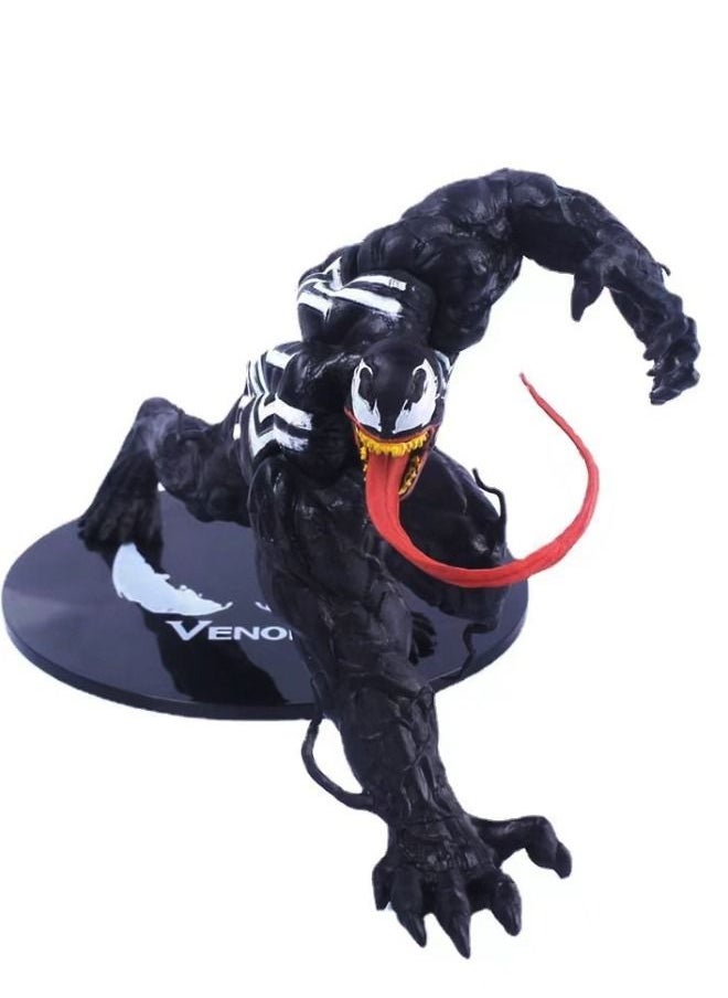Venom شخصية فينوم من سلسلة مارفل ليجندز، لعبة تمثال نموذج قابل للجمع مع قاعدة 21*13.5*13 سم  - Image 4
