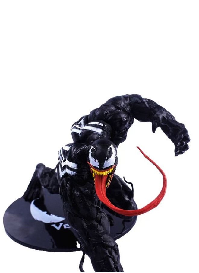 Venom شخصية فينوم من سلسلة مارفل ليجندز، لعبة تمثال نموذج قابل للجمع مع قاعدة 21*13.5*13 سم  - Image 2