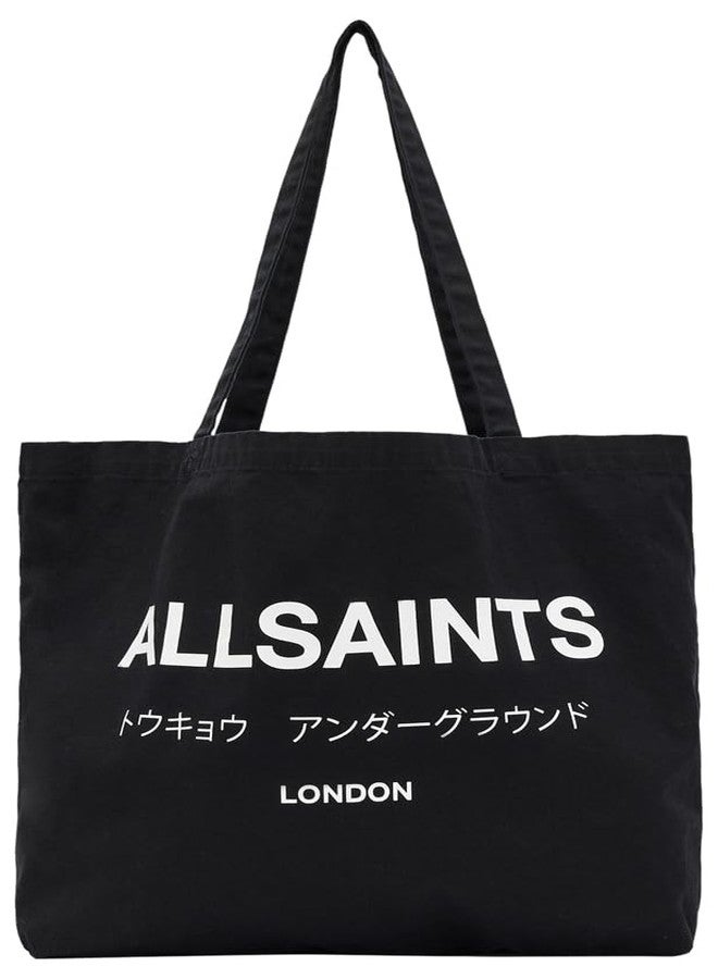 AllSaints MEN'S M170XB UNDERGROUND TOTE BLACK/CHALK ONE SIZE - Image 1