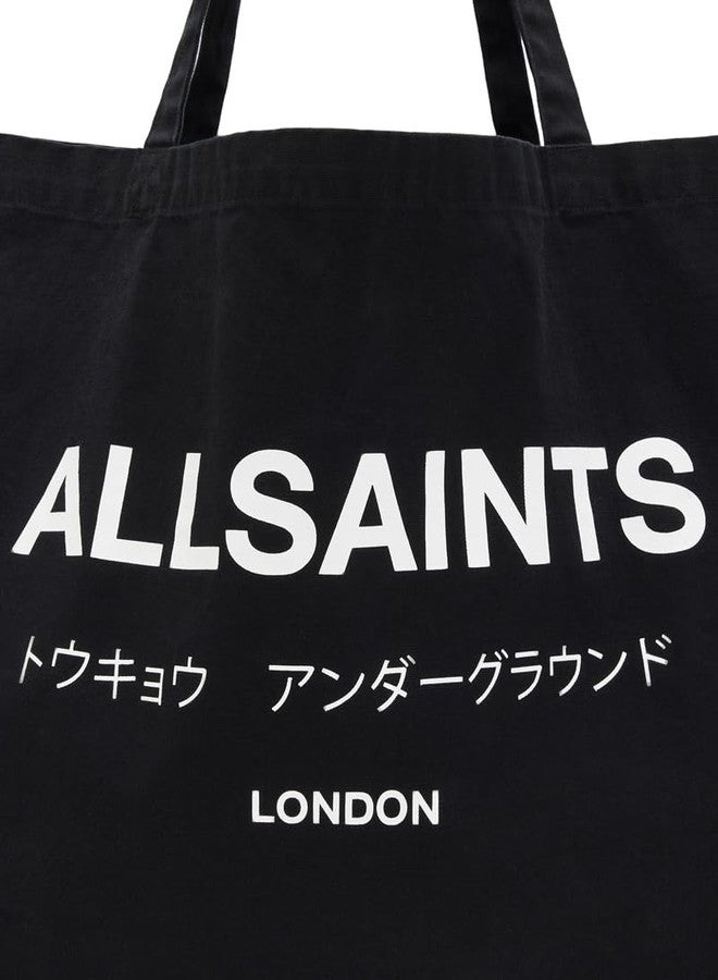 AllSaints MEN'S M170XB UNDERGROUND TOTE BLACK/CHALK ONE SIZE - Image 4