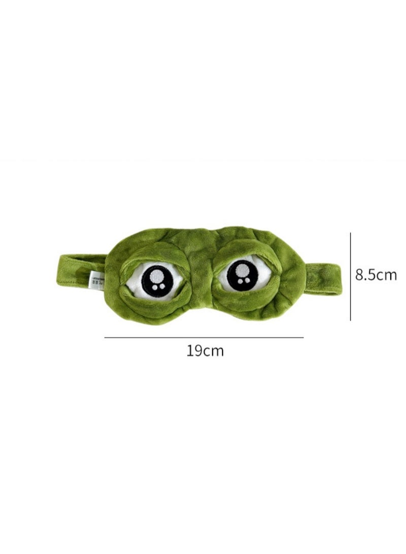 New sad frog sleeping shading male and female students children cute sleeping eye protection funny unisex sad frog - Image 5