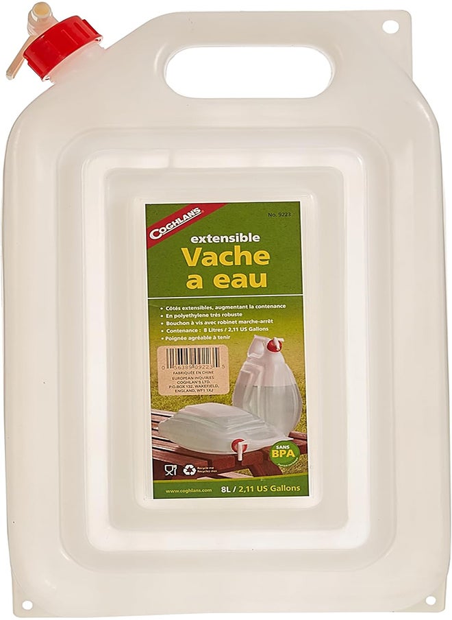 Coghlan's Coghlan'S By Adventure Hq Coghlans Expandable Water Carrier - 2 Gallon  - Image 2