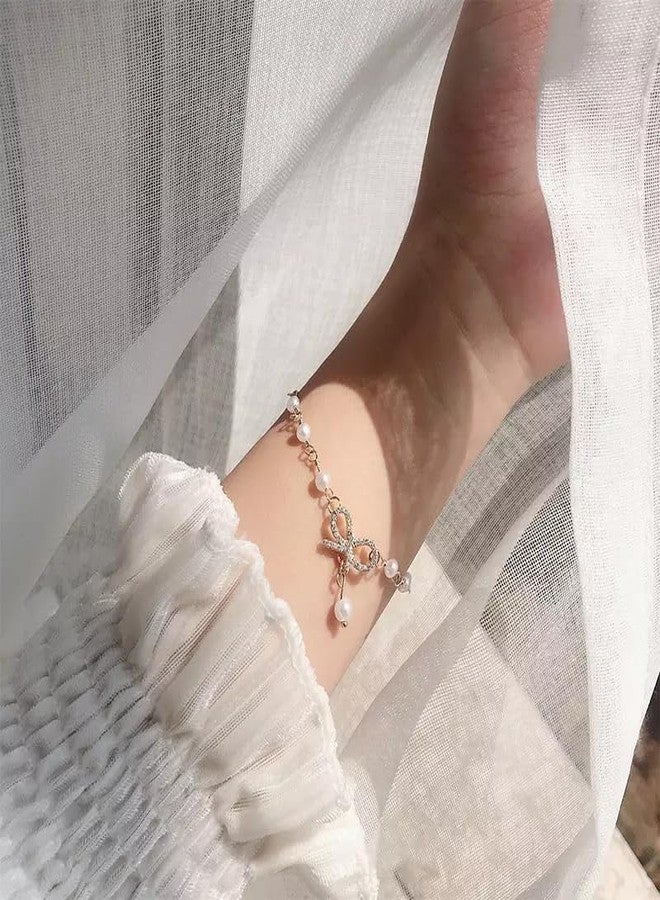 Pinapes Minimalist Pearl Bracelets for Girls and Women: A Versatile and Stylish Way to Add a Touch of Elegance - Image 5