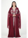 البنت الشرقية أحمر عنابي