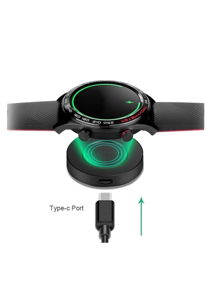 HablTech Compatible with Huawei Watch GT/GT2/GT 2e/GT Classic/GT Sport, Honor Watch Magic/Magic 2/Dream/GS Pro Charging Cable and Charging Dock 100cm - Image 3