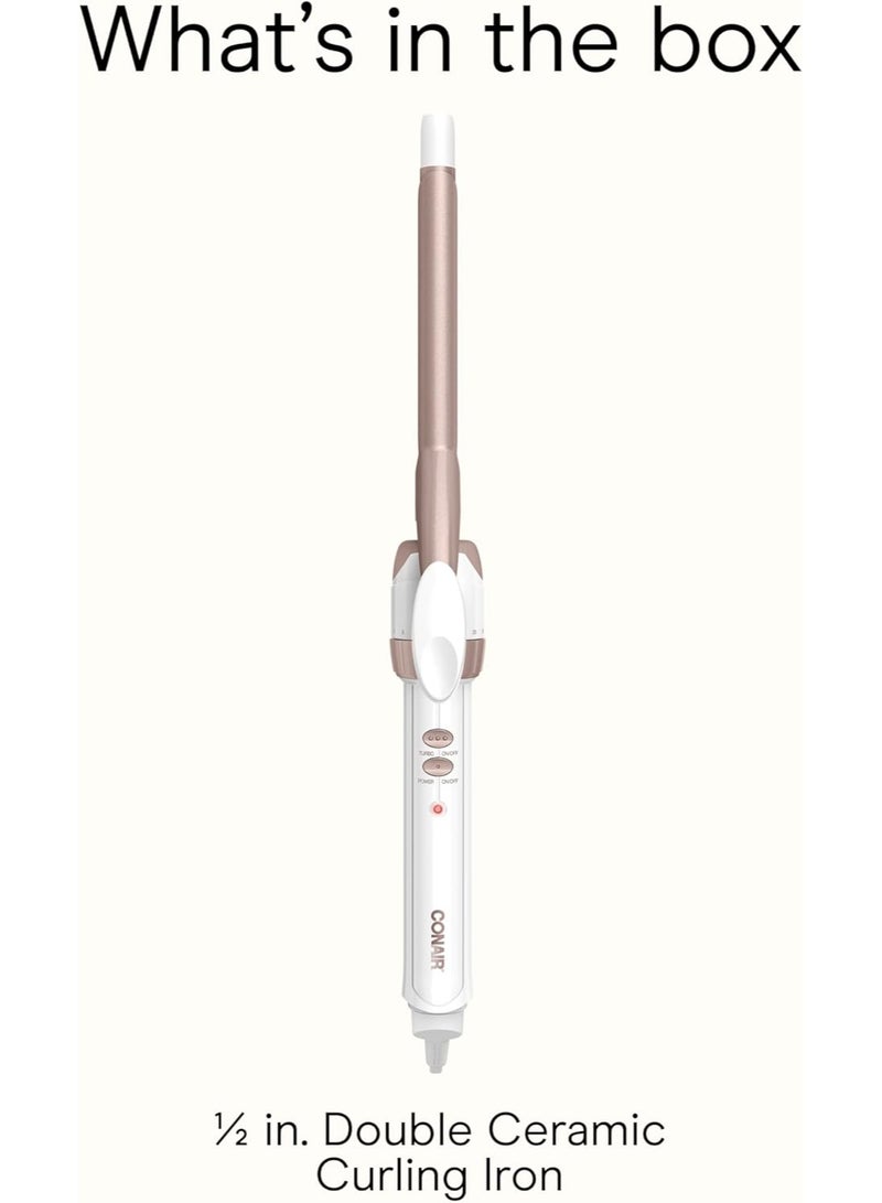 كون آير Conair 1/2 inch ceramic double curling iron - Image 2