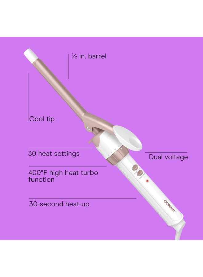 كون آير Conair 1/2 inch ceramic double curling iron - Image 3