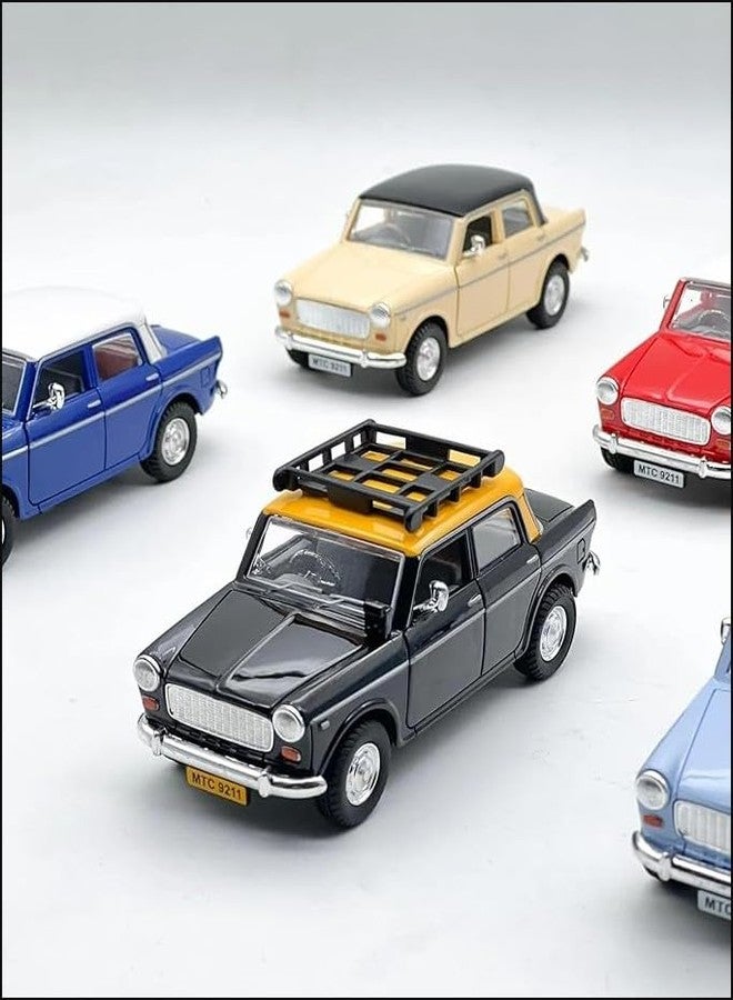 Funkartt Adult,Kid Fiat Queen 70 Padmini Toy Car Size 12Cm (Multicolour) (Sky Blue #04) - Image 5