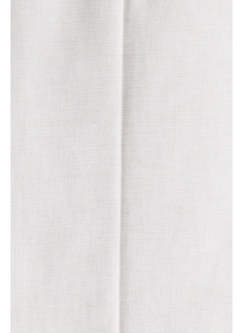 اتش اند ام Regular Fit Tailored linen-blend trousers