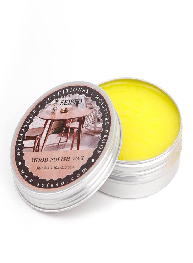 SEISSO Wood Polish Wax, Paste Wax for Wood Finish, Wood Wax Polish, Conditioner, Cleaner, Restorer, Furniture Polish for Wooden Floors, Cabinets, Tables, Doors - Image 1