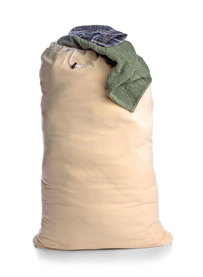 Coghlan's Washable Natural Cotton Laundry Bag for Camping & Travel, 22” x 36”, Durable Organizer Sack with Drawstring Cord-Lock Closure, Lightweight Portable Storage for Clothes, Linens & Towels - Image 2