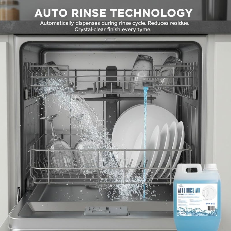 Trioxi Auto Rinse Aid Dishwasher Liquid - 2.5 Litre - Image 3