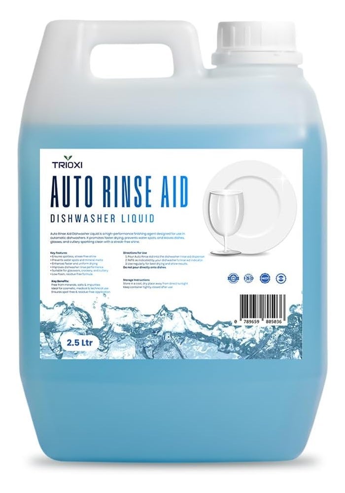 Trioxi Auto Rinse Aid Dishwasher Liquid - 2.5 Litre - Image 1
