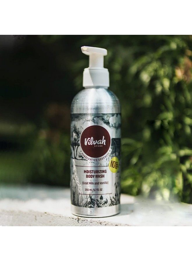 vilvah STORE غسول الجسم المرطب (حليب الماعز والفانيليا) 200 مل - Image 3