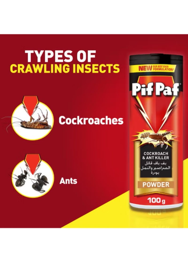 Pif Paf Cockroach And Ant Killer Powder 100 grams Pack of 3 - Image 3