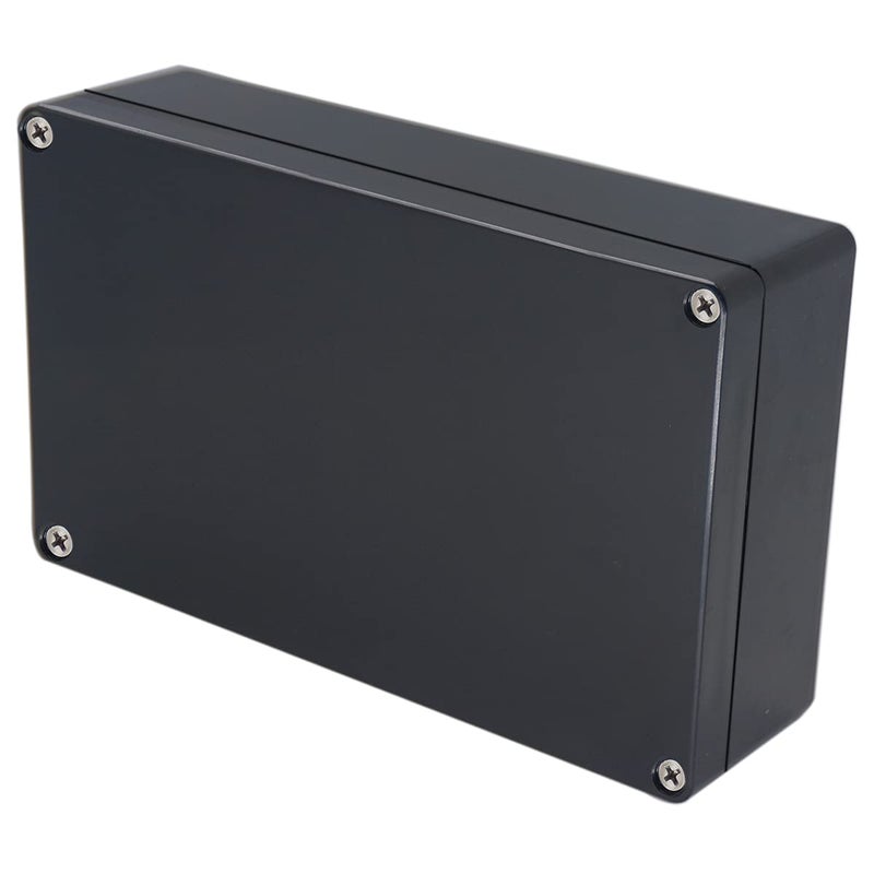 صندوق مشروع Otdorpatio IP65 مقاوم للماء صندوق توصيل بلاستيك ABS أسود علب كهربائية صندوق مشروع إلكتروني DIY حاوية طاقة 787x472x22 بوصة 200x120x56 مم