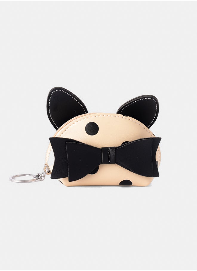 Akher el Ankoud Mini bow wallet with key chain  - Image 1
