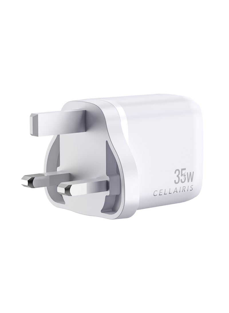 Cellairis Premium Wall Charger PD 35W + QC - White - Image 2