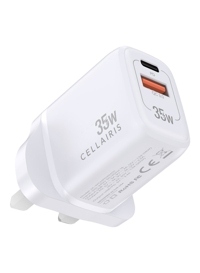Cellairis Premium Wall Charger PD 35W + QC - White - Image 3