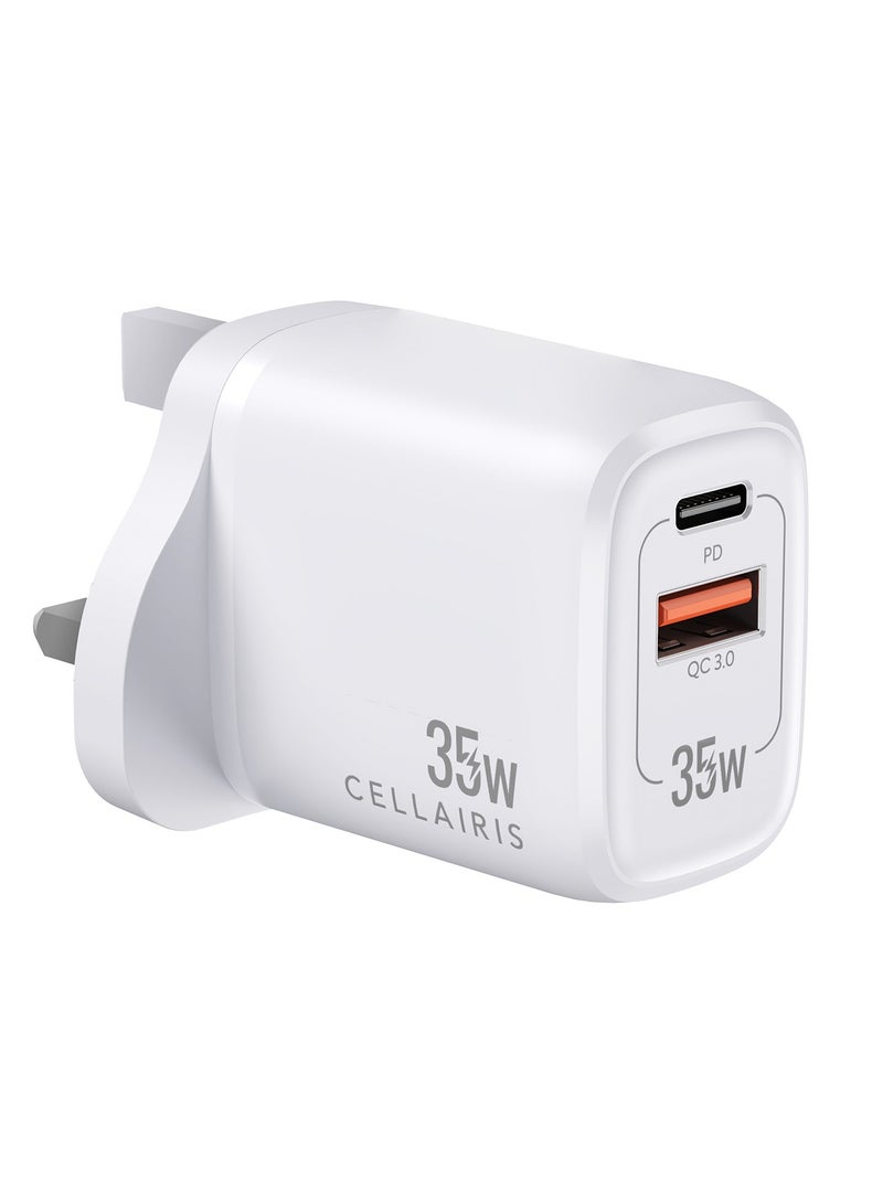 Cellairis Premium Wall Charger PD 35W + QC - White - Image 4
