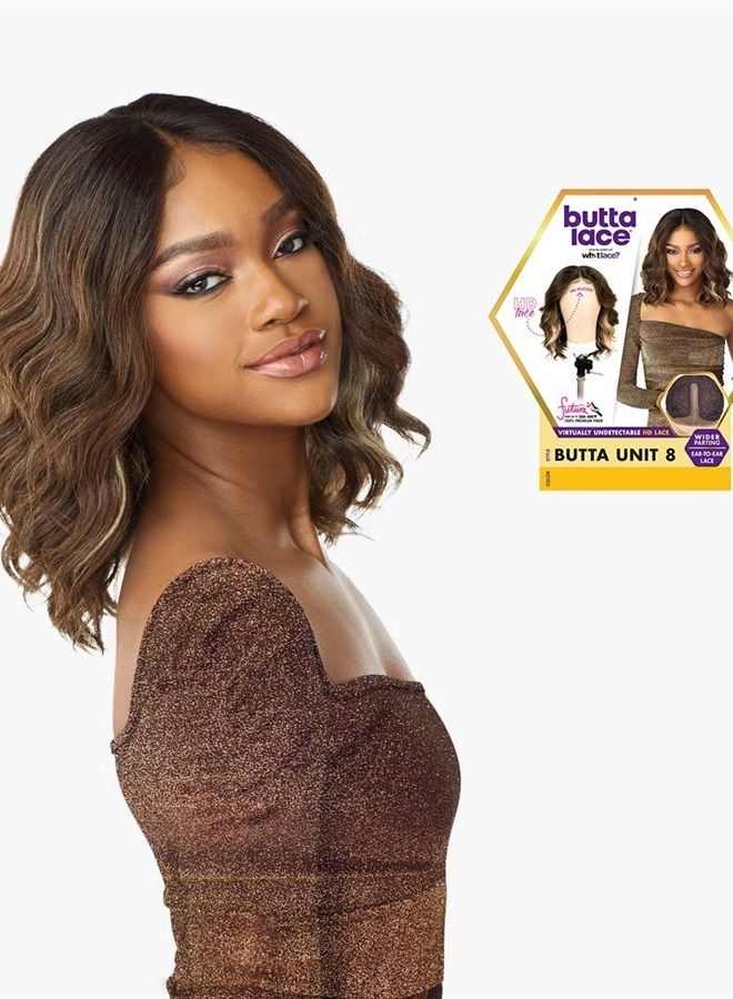 Sensationnel Synthetic HD Lace Front Wig - BUTTA UNIT 8(FLAMBOYAGE CHOCOLATE) - Image 2