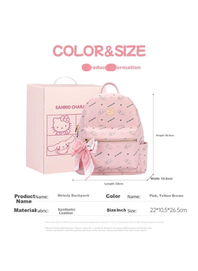 Mesuca X Meledy Bag Women's Backpack Cute Scarf Bag Backpack Women's Gift Box Birthday Gift Women - Image 3