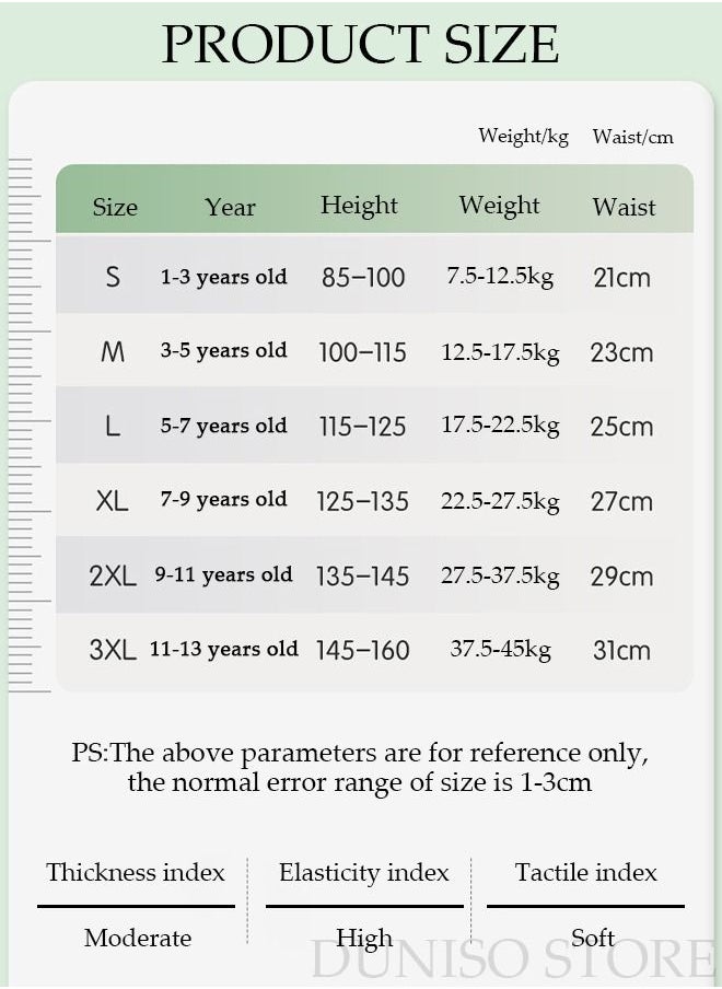 DUNISO 4 Pack Boy's Boxers Briefs Set Kid's Cotton Underwear Short Briefs Breathable and Soft Underpants with High Elastic Waistband Soft Little Boy Pants  - Image 4