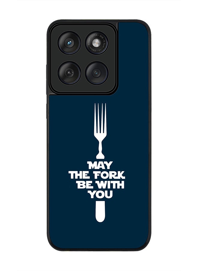Stylizedd For Motorola MOTO Edge 60 Fusion/ Edge 60 Case,Slim fit Camera Protection, Shockproof Thin Phone cover  - May the Fork - Image 1