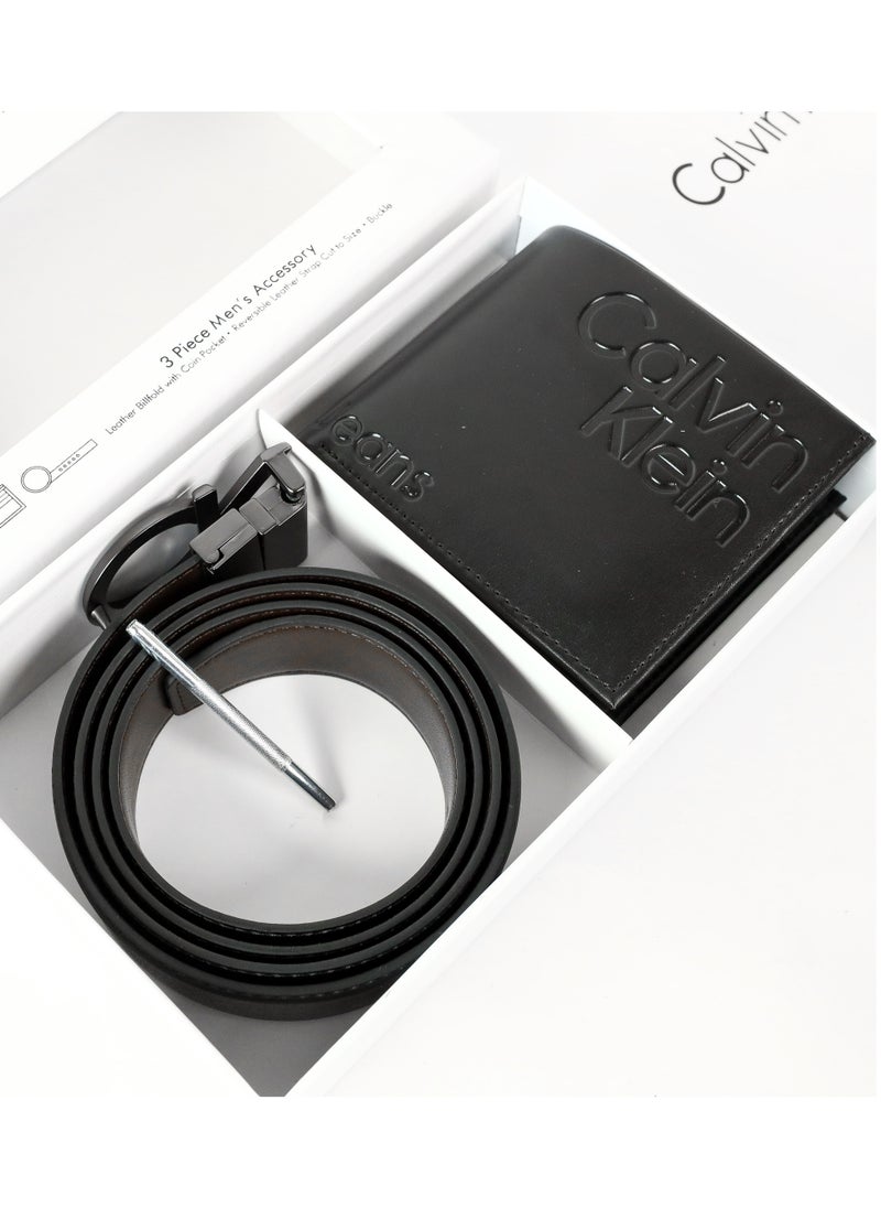 CALVIN KLEIN JEANS PLUS - Calvin Klein Wallet-Belt Set For Men - Image 1