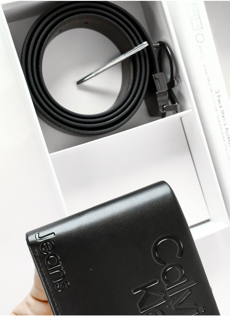 CALVIN KLEIN JEANS PLUS - Calvin Klein Wallet-Belt Set For Men - Image 1