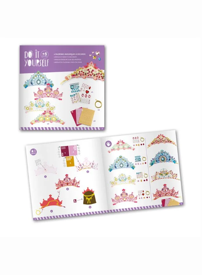 DJECO Do It Yourself - Like A Princess Tiaras