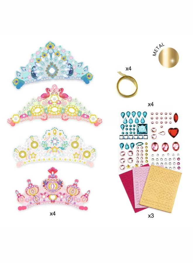 DJECO Do It Yourself - Like A Princess Tiaras