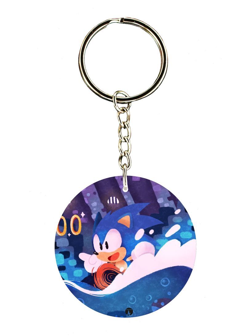 RKN Sonic Printed Keychain