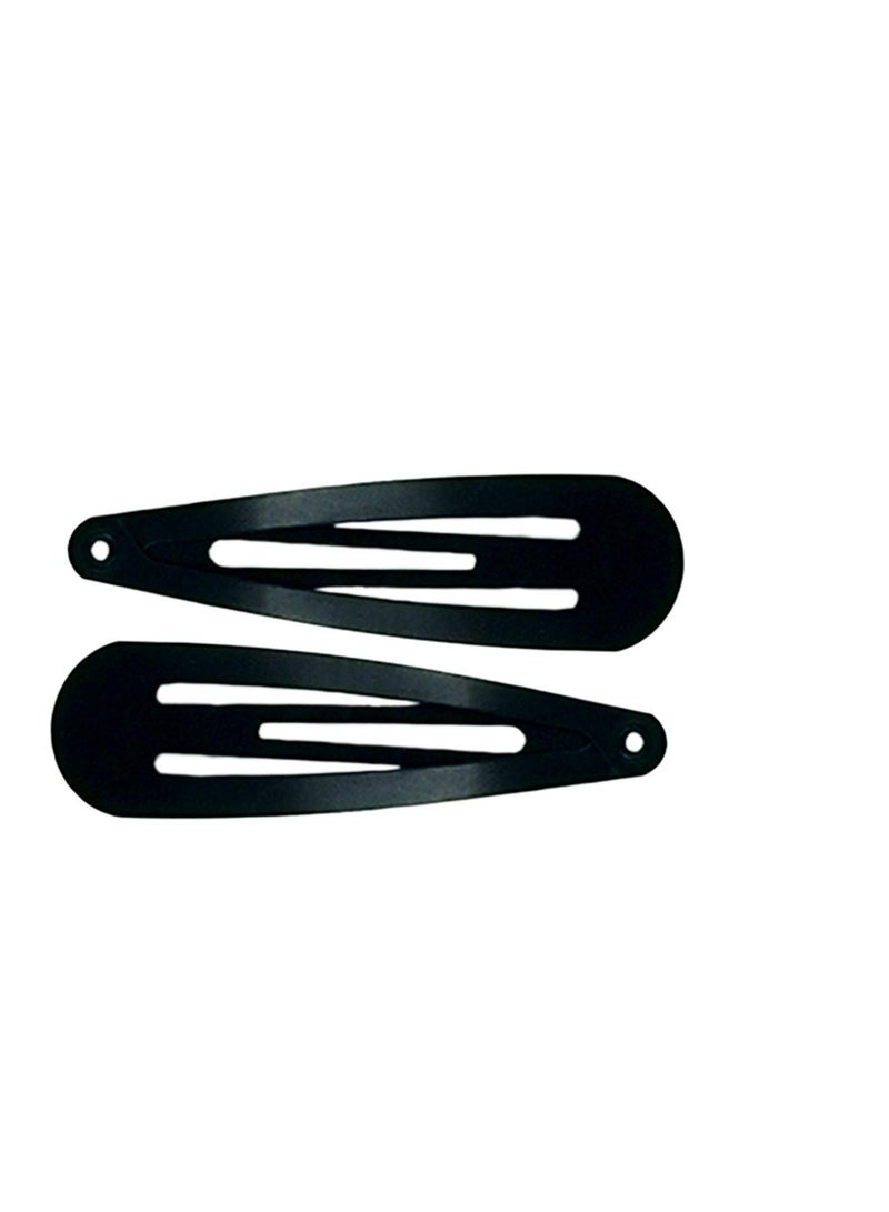 SP 30,60 Pack Black 2 Inch Women Metal Snap Hair Clips Accessories No Slip Hair Barrettes Girls Women Hair Accessories (Black 30PCS) - Image 3