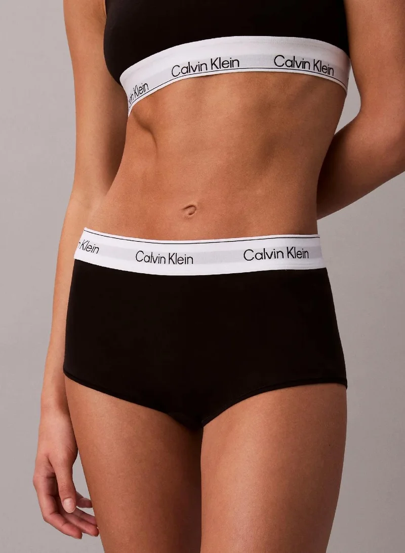 Calvin Klein Black Boy Shorts - Icon Cotton Modal for Women | Best Price UAE