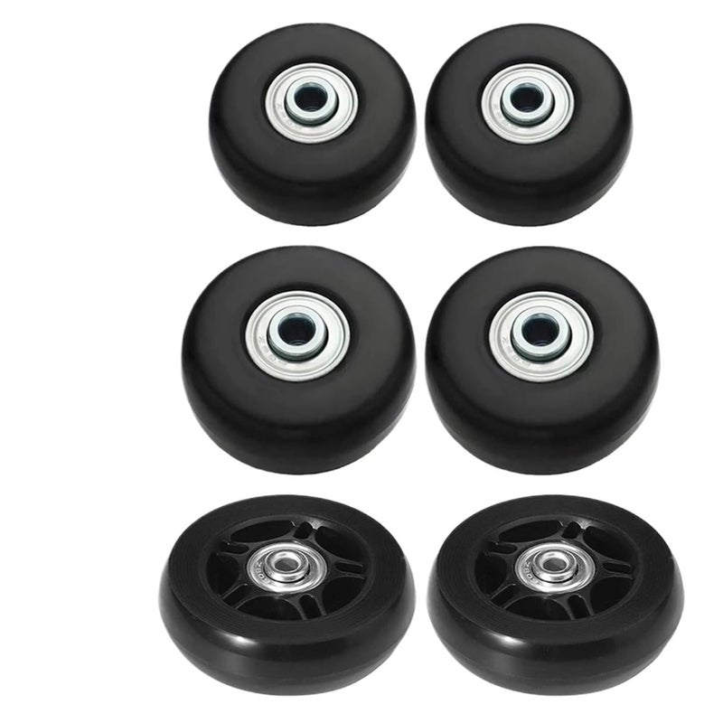 12Pcs/Set Suitcase Parts Axles Dia40/45/50/60/70/90mm Silent Travel Luggage Wheels Casters Repair Replacement Axles Repair Kit(54x18mm) - Image 1