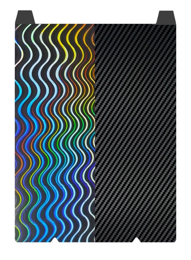 Sahvaim Carbon Fiber PET+Wave Line Build Plate for K1 K1C 3D Printer,235x235mm Flexible Spring Steel Effect Sheet for Creality K1C/K1/K1 SE/Ender 3 V3 SE/Ender 3 V3 KE/Ender 3 S1/Pro/Ender 5 S1. - Image 1