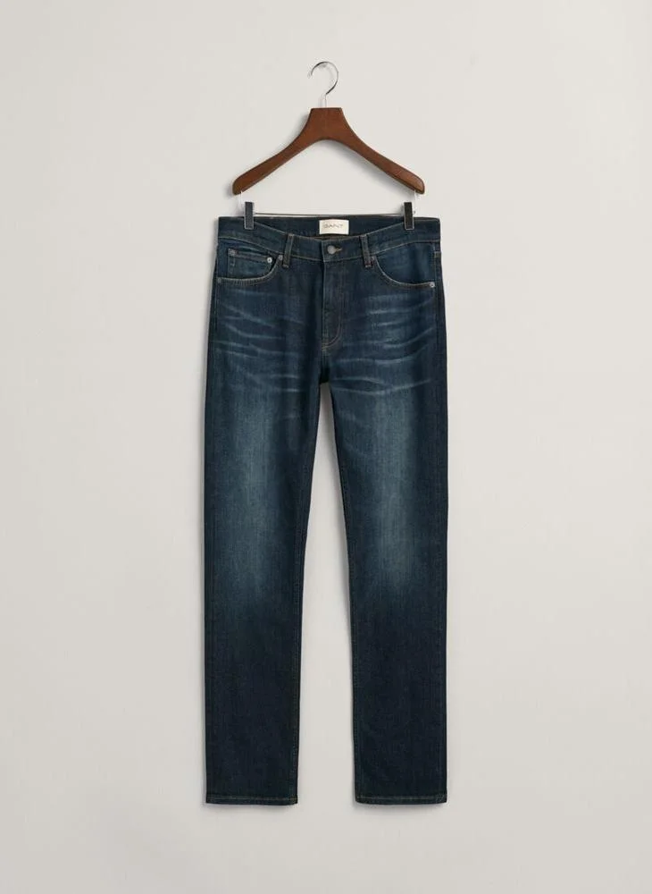 غانت Gant Regular Fit Archive Wash Jeans