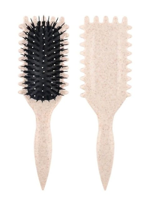 Bounce Curl Define Styling Brush,Curly Hair Brush, Wet Dry Detangler Hair Brush,The Essential Tool For Shaping And Styling Your Curls, Achieve Perfectly Defined Curls (Wheaten)