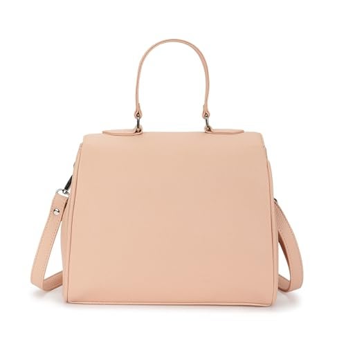 Fastrack Pebbled Satchel for Women, Trendy Faux Leather Satchel with Detachable Sling and Top Handle, Magnetic Flap and Zip Closure for Secure Storage, Versatile Crossbody and Shoulder Bag for Girls - Image 5