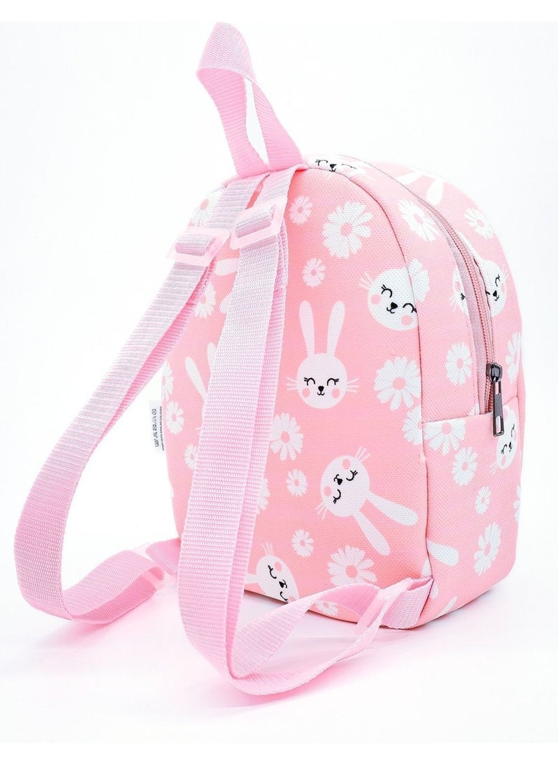 No Additional Features Available [ We Write the Name You Want ] Cute Rabbits 0-8 Years Old Children's Backpack
